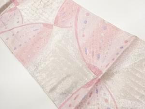 抽象模様織出し袋帯